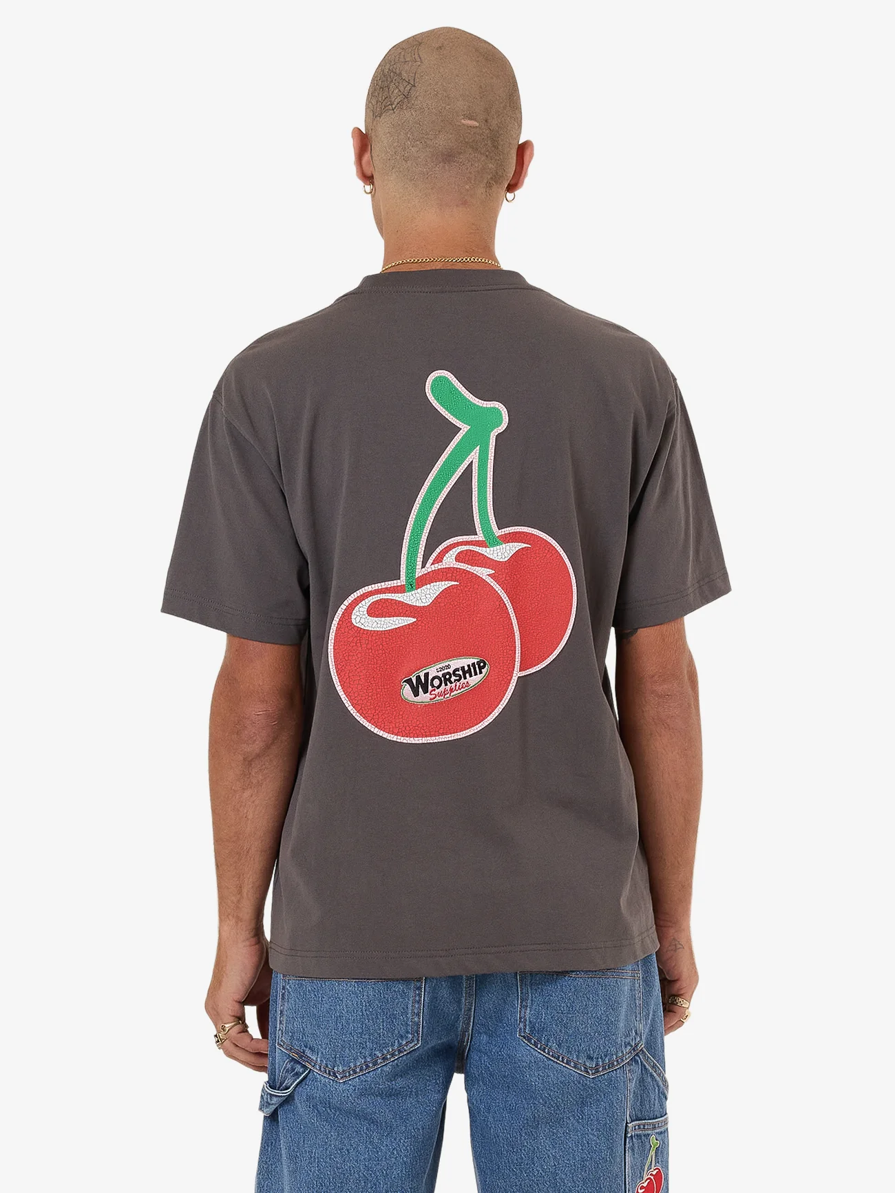 Glazed And Confused Tee - Worn Black - Image 5