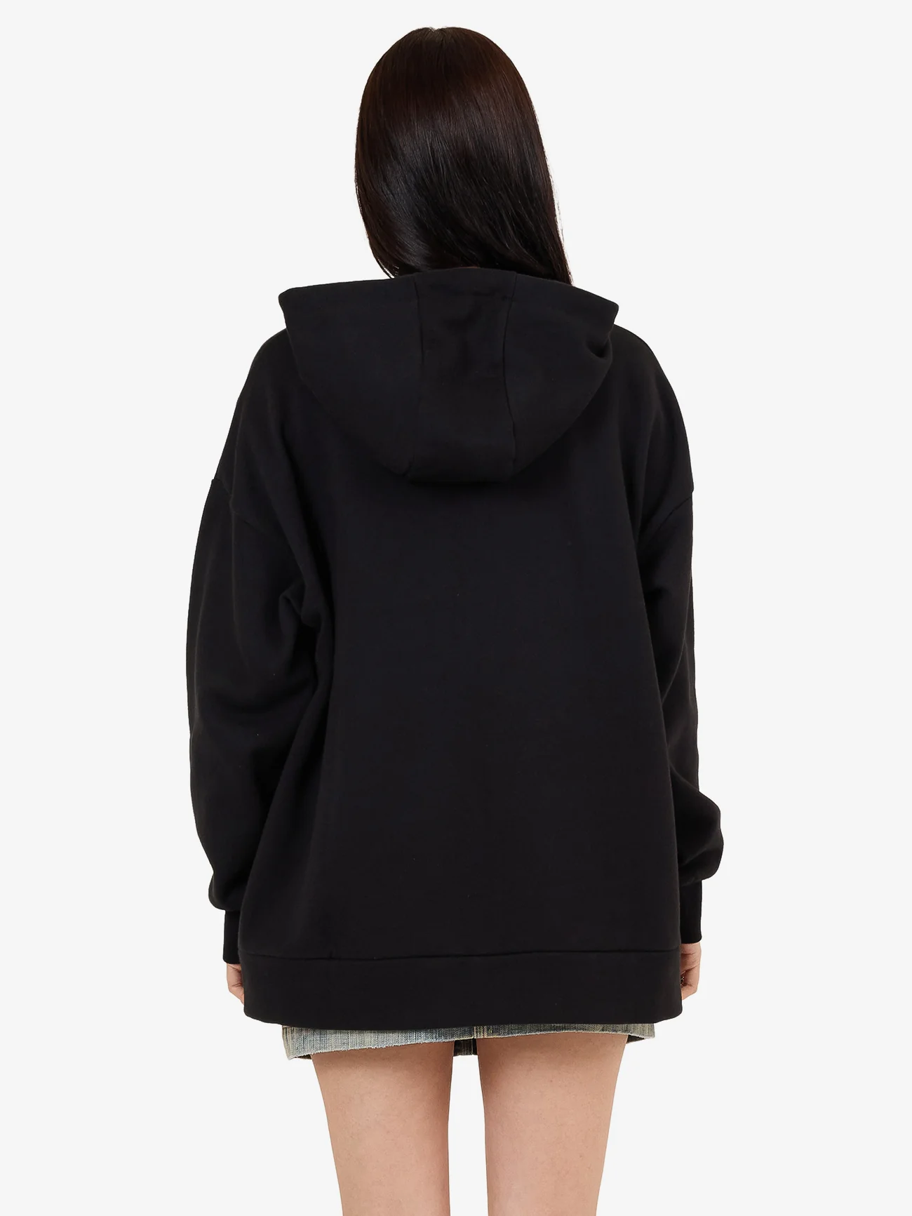 Glitz Zip Front Hood - Black - Image 6