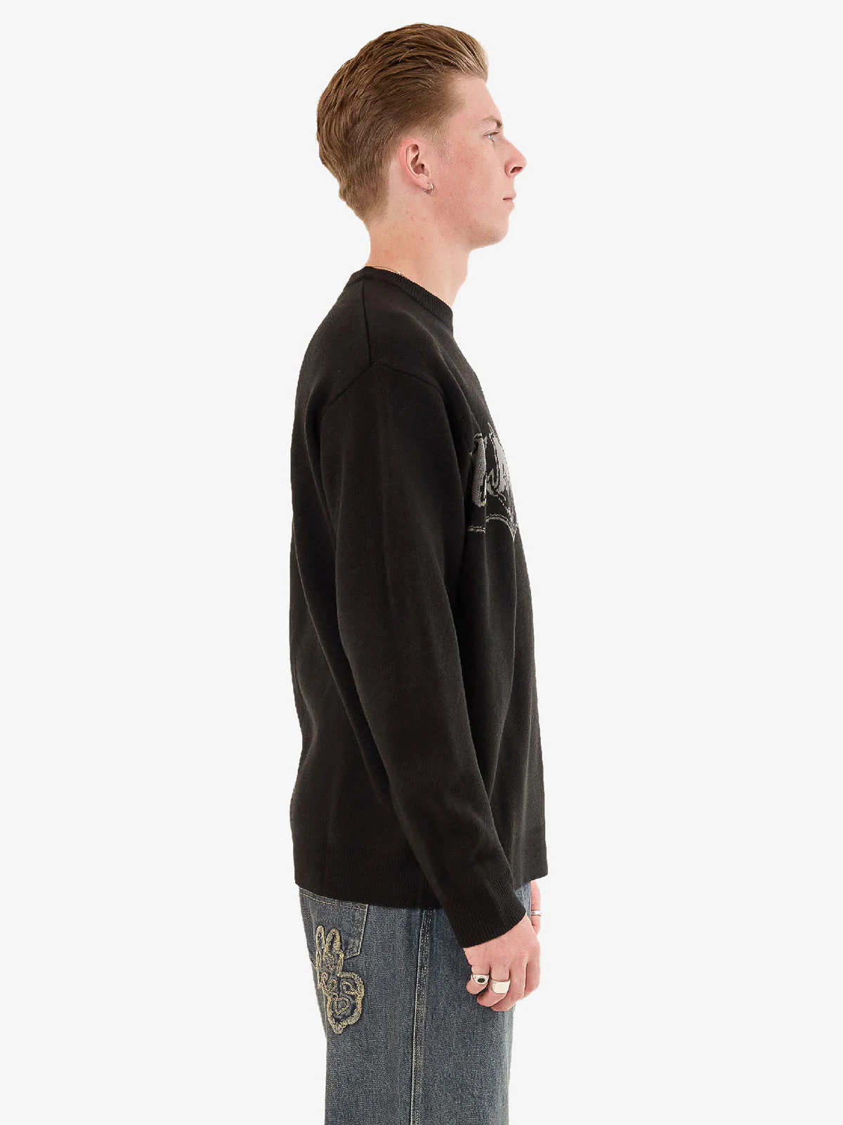 Gnasher Knit - Black - Image 5