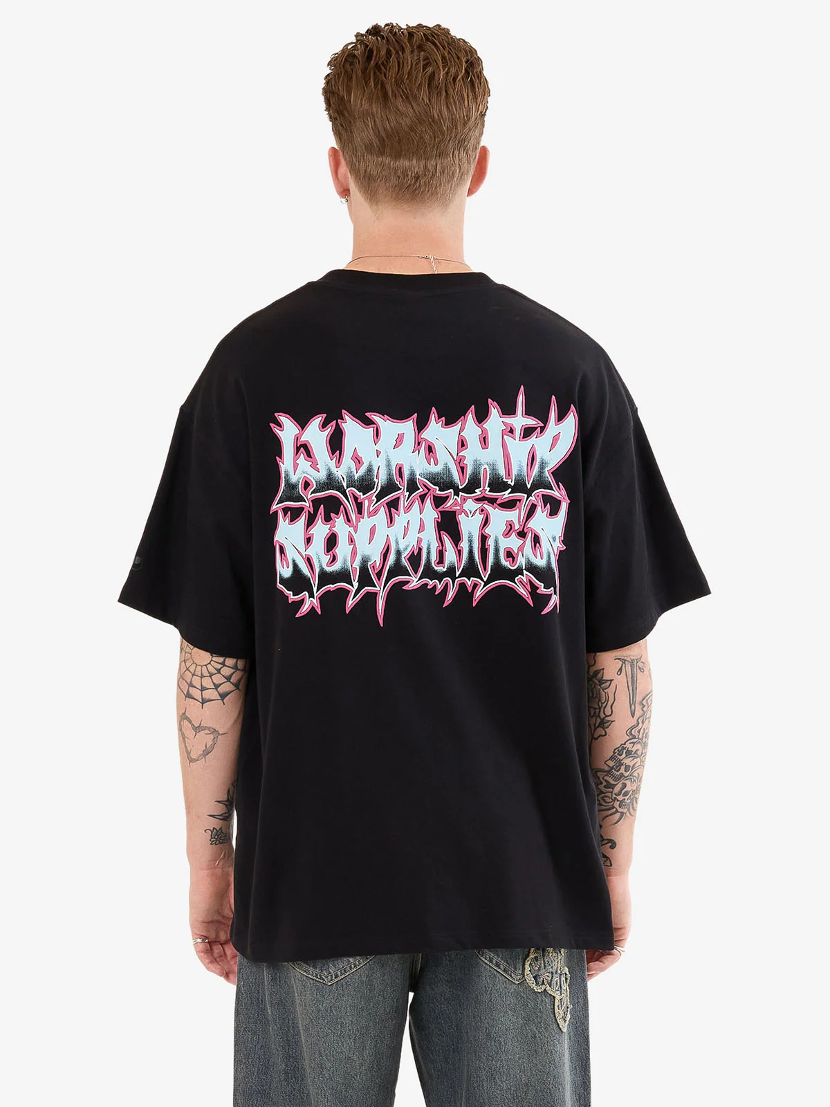 Gnasher Oversize Tee - Black - Image 2