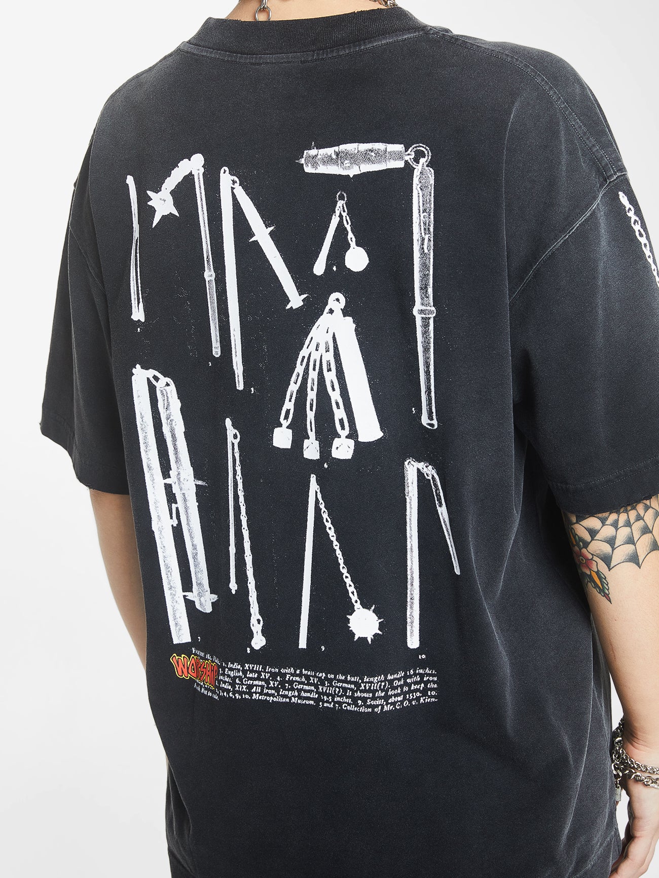 Gobbler Oversized Tee - Vintage Black - Image 6
