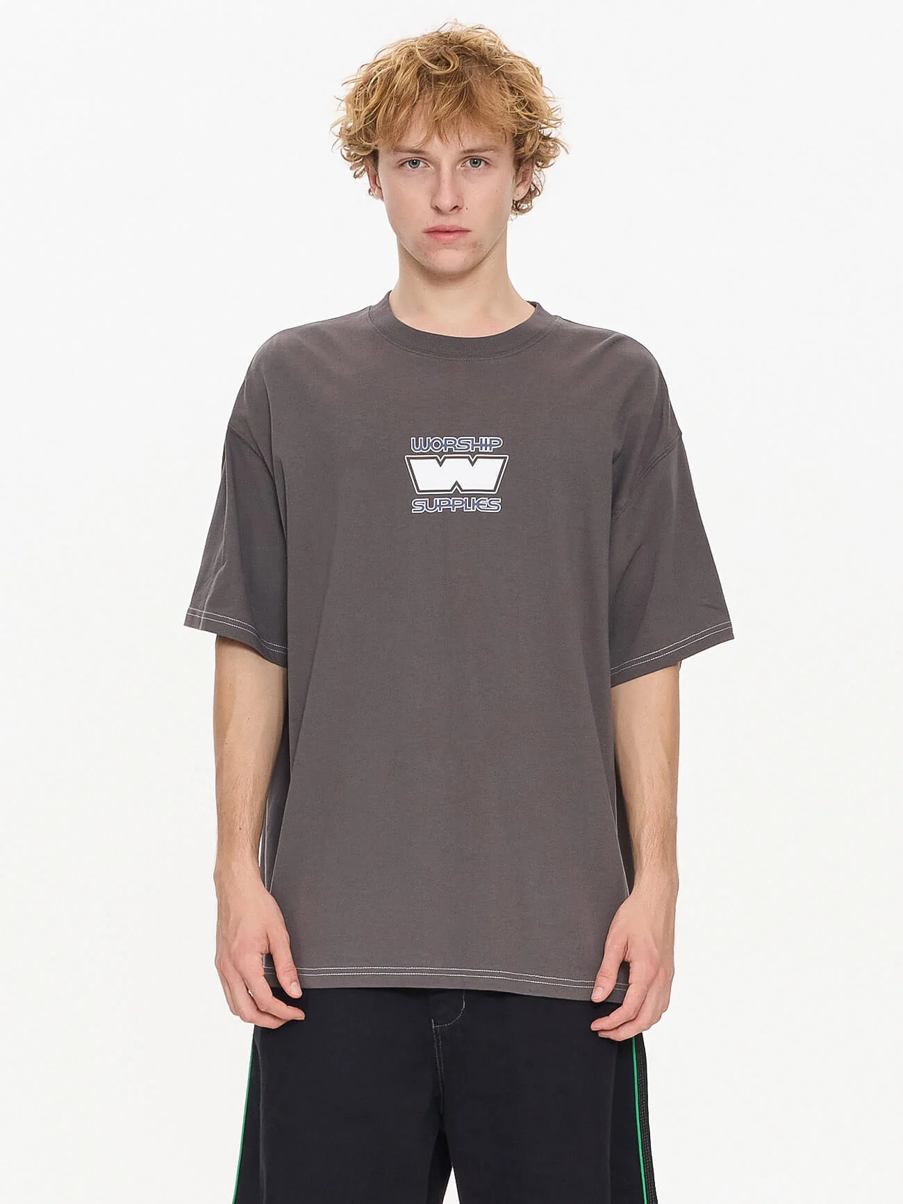 Grand Prix Oversize Tee - Worn Black