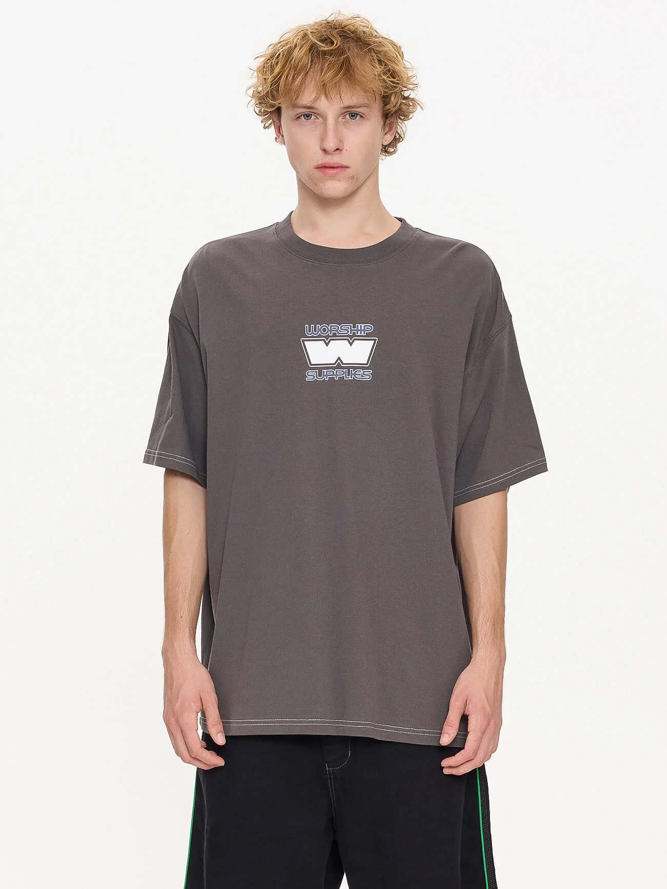 Grand Prix Oversize Tee - Worn Black - Image 7