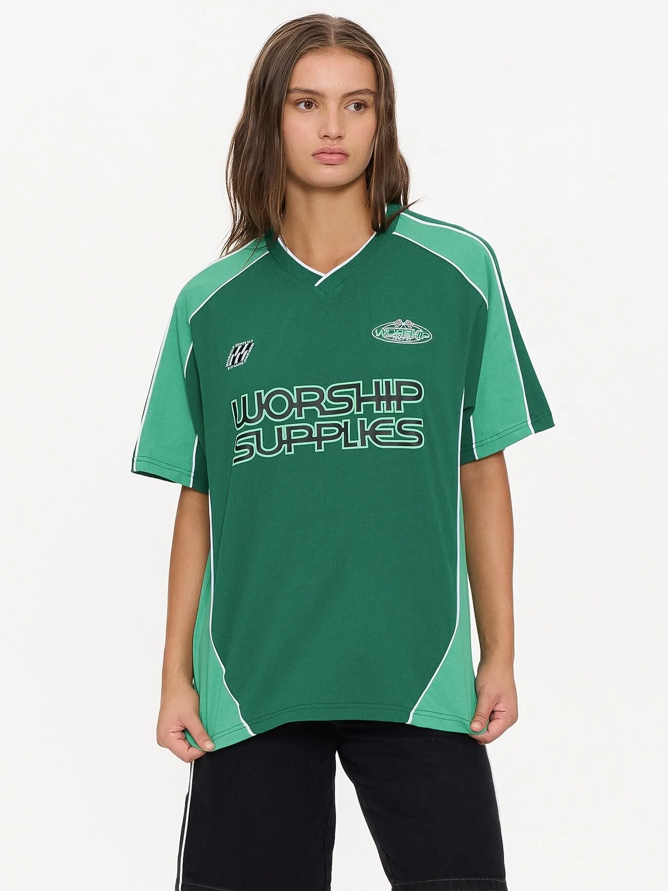 Grand Prix Panelled Jersey - Green