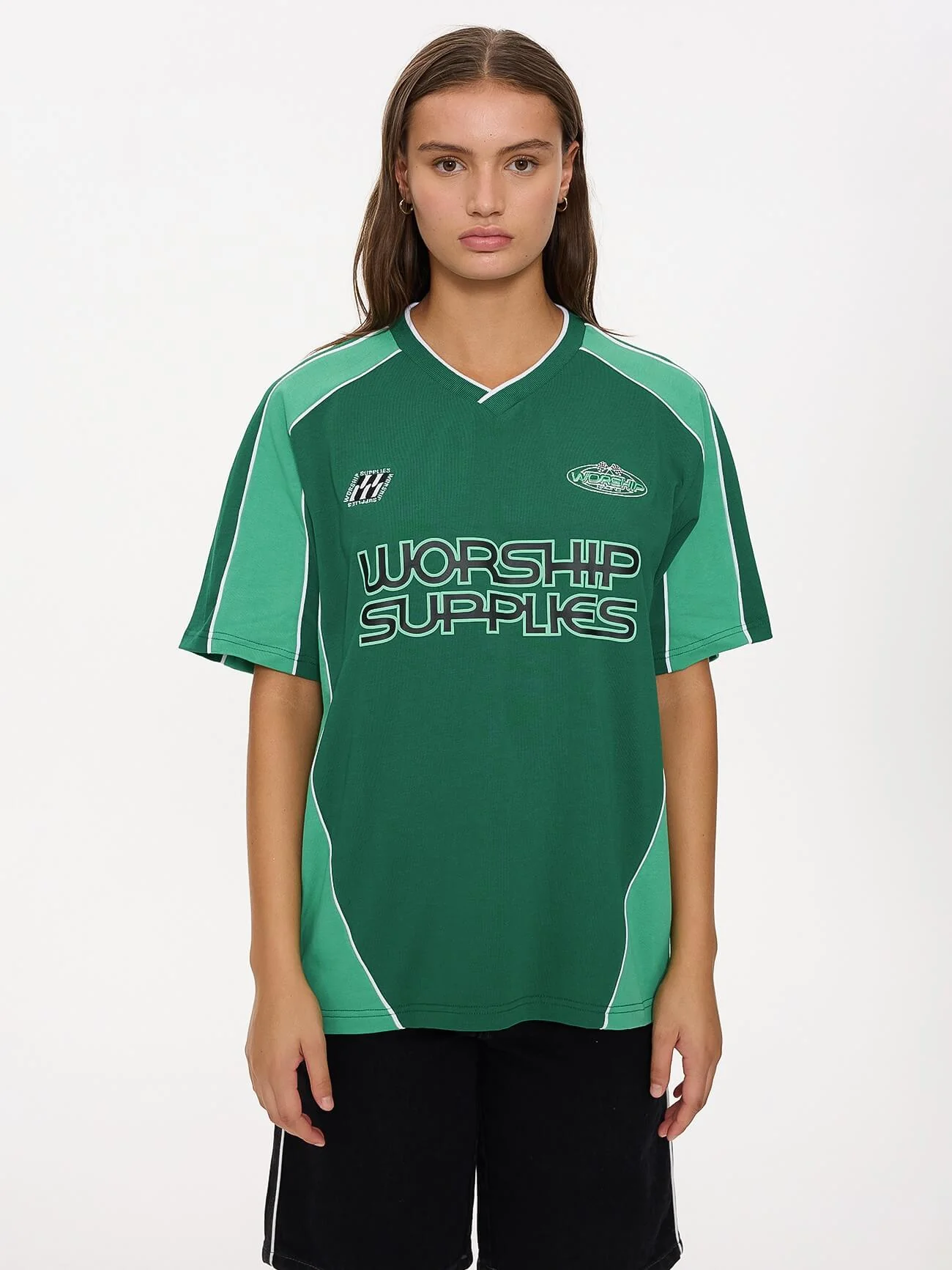 Grand Prix Panelled Jersey - Green - Image 10