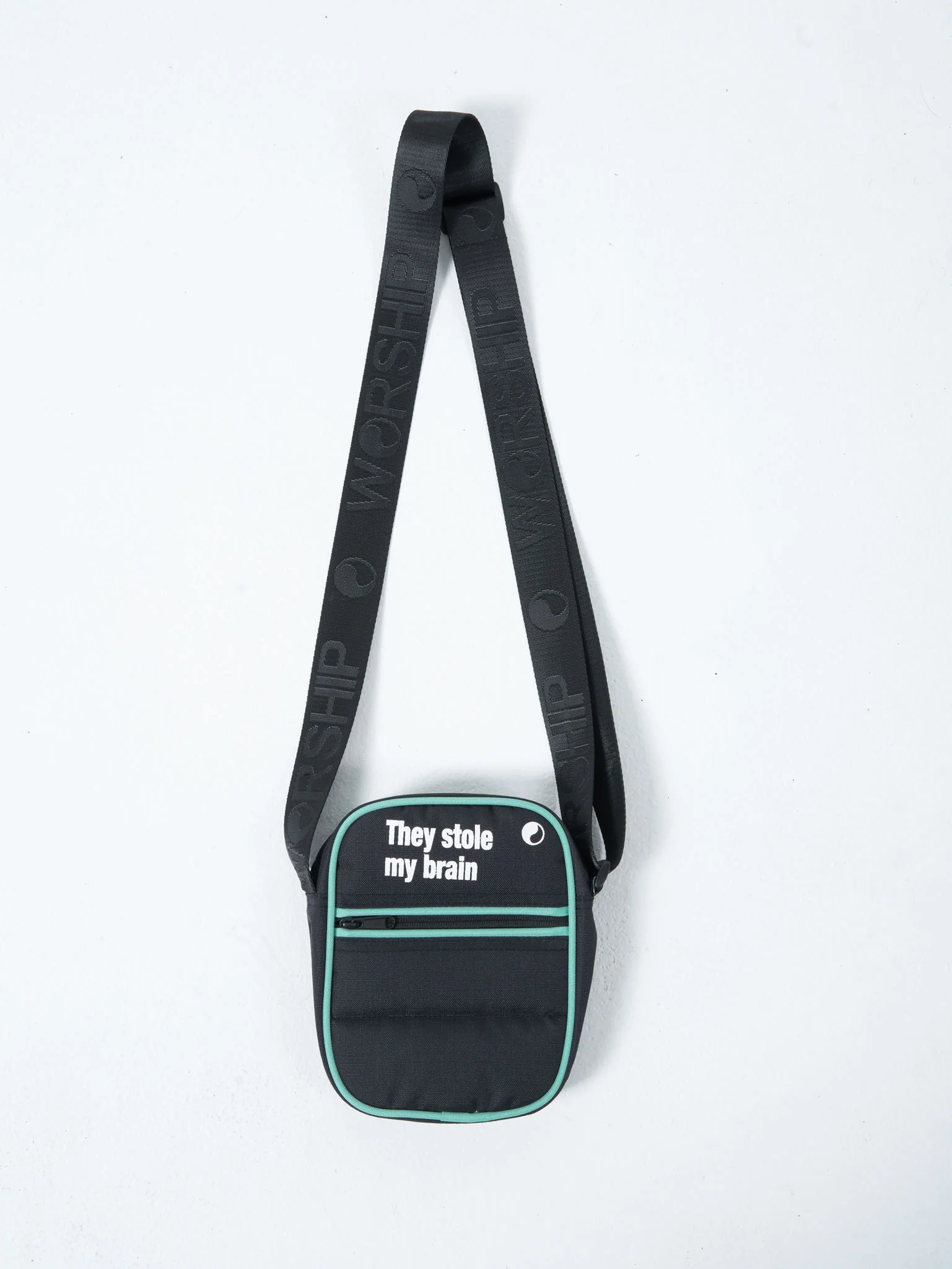 Grey Matter Shoulder Bag - Black