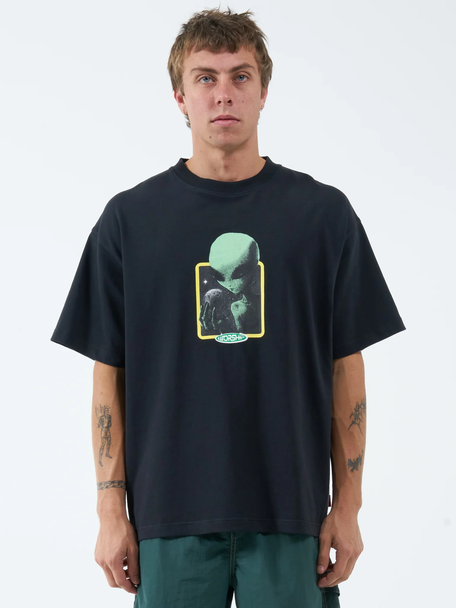 Grey Matter Tee - Washed Black