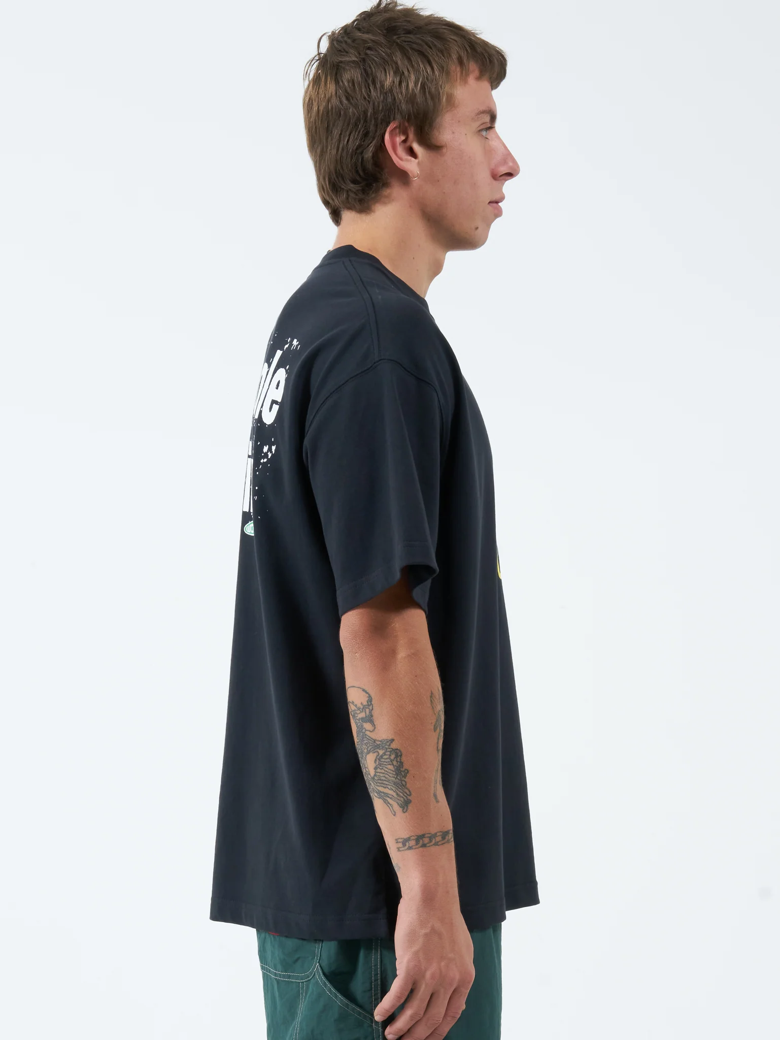 Grey Matter Tee - Washed Black - Image 4