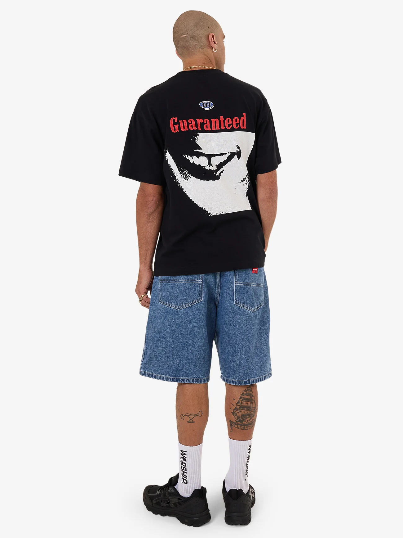 Grinner Tee - Black - Image 6