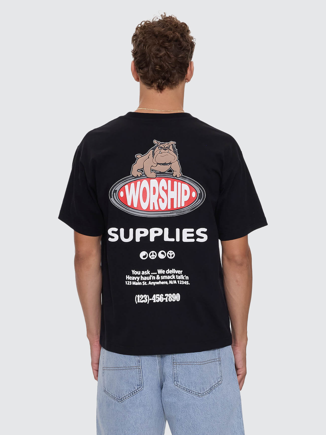 Haulaz Regular Fit Tee - Black - Image 5