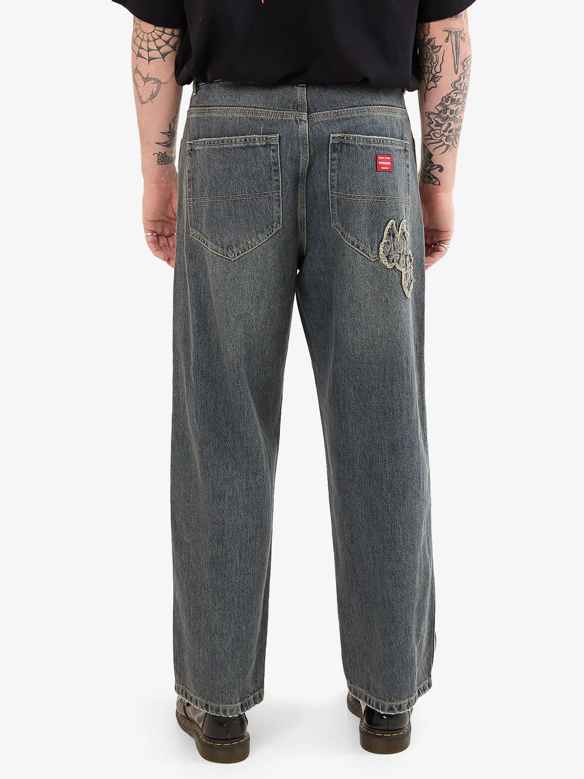 Heavy Heart Big Lounger Jean - Blasted Blue - Image 2