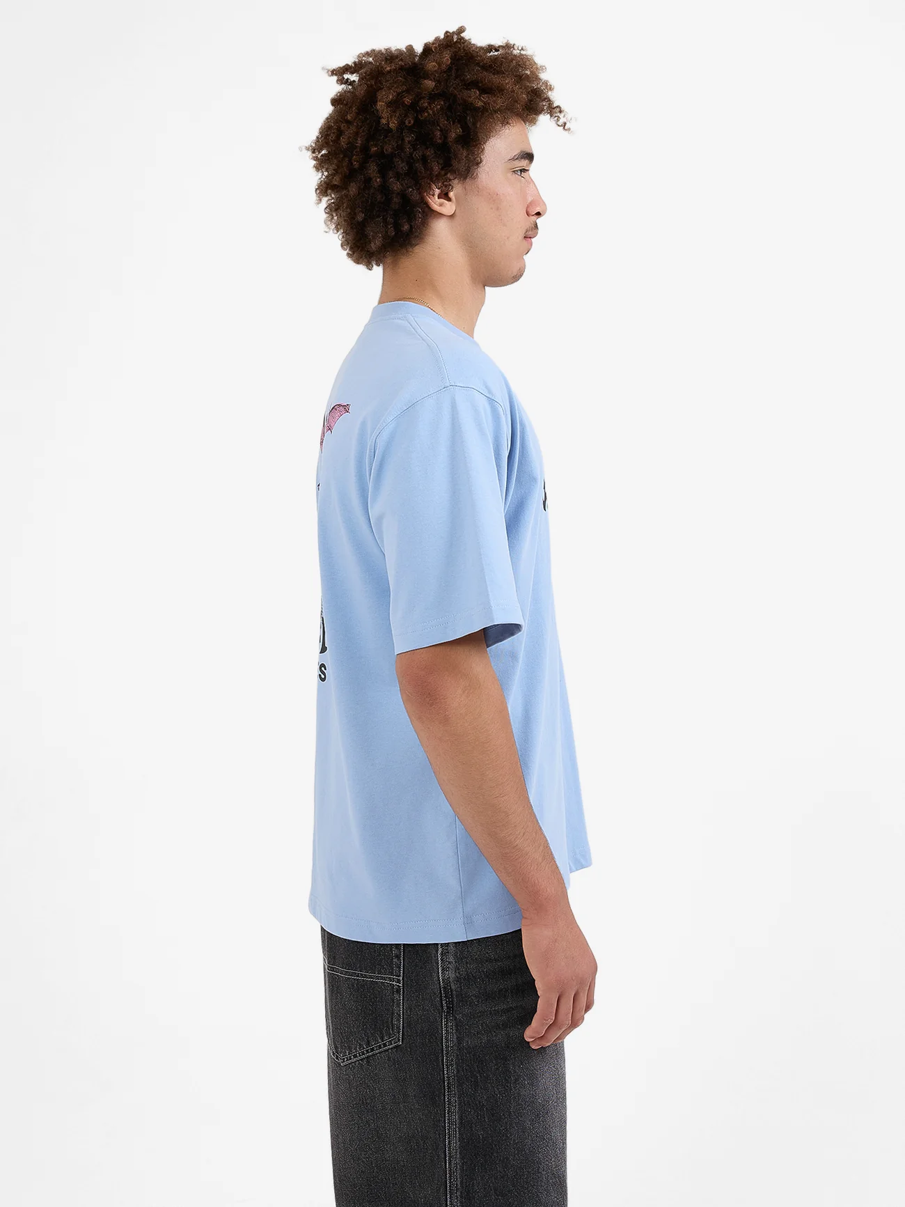 Horns Tee - Cerulean - Image 3