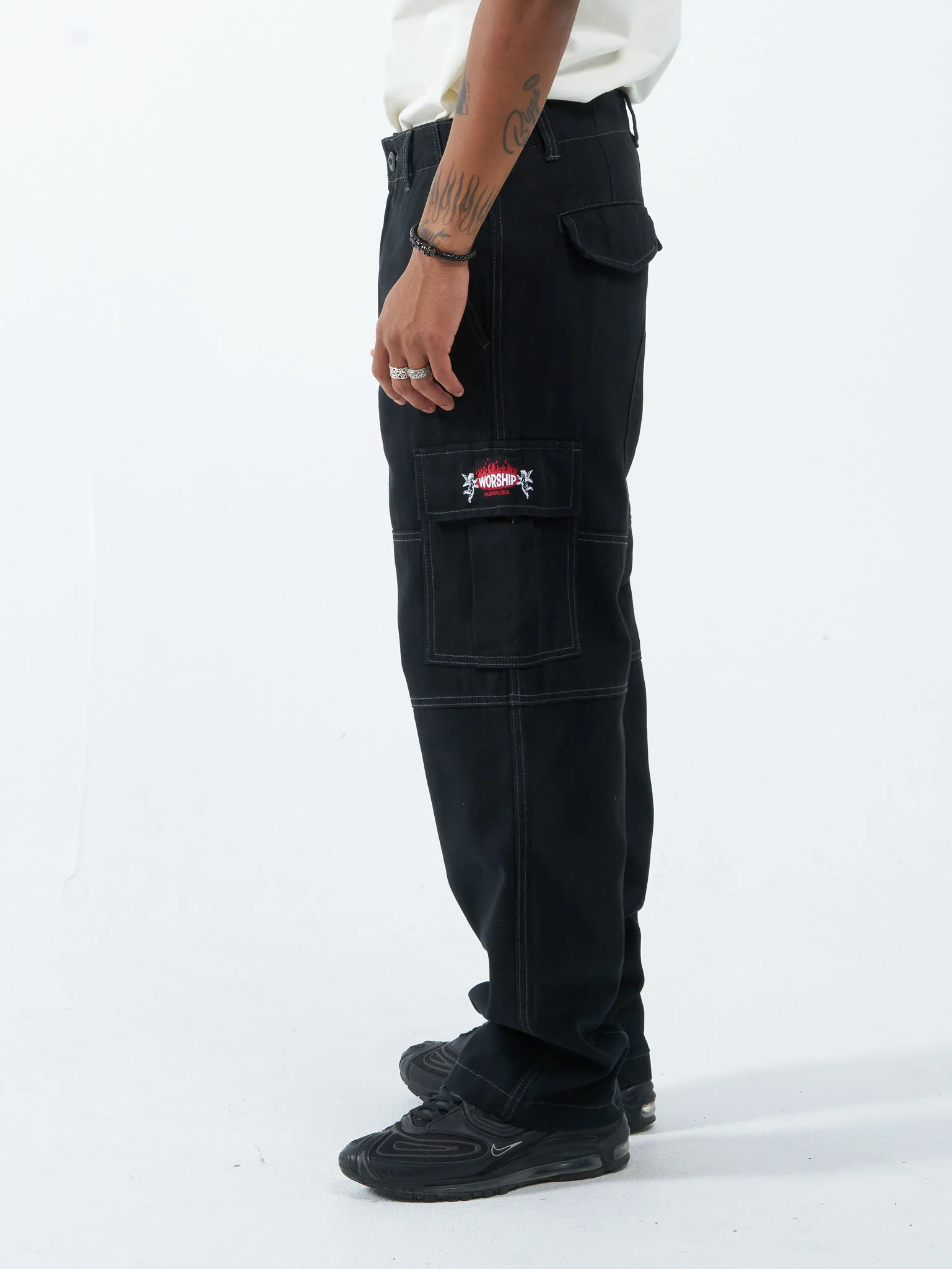 Hot Plate Cargo Pant - Black - Image 2