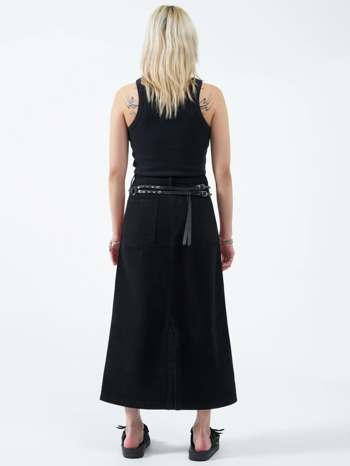 Hot Plate Maxi Skirt - Worship Black - Image 2