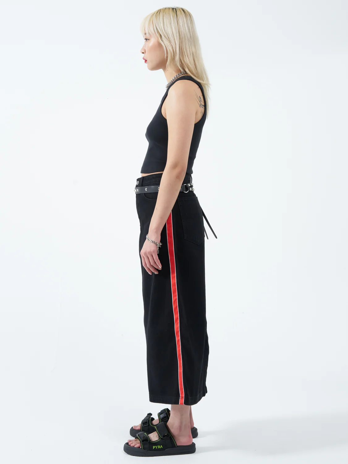 Hot Plate Maxi Skirt - Worship Black - Image 3