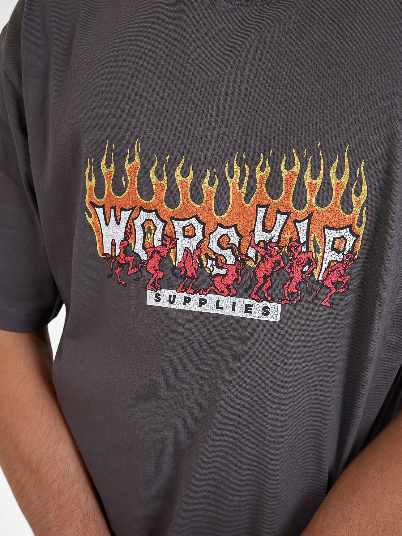 Hot Potato Tee - Worn Black - Image 7