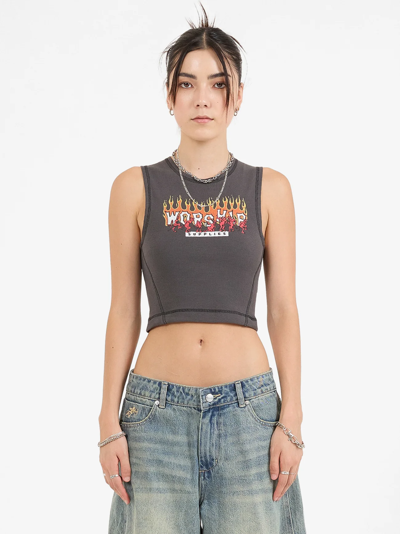 Hot Potato Tiny Tank - Worn Black