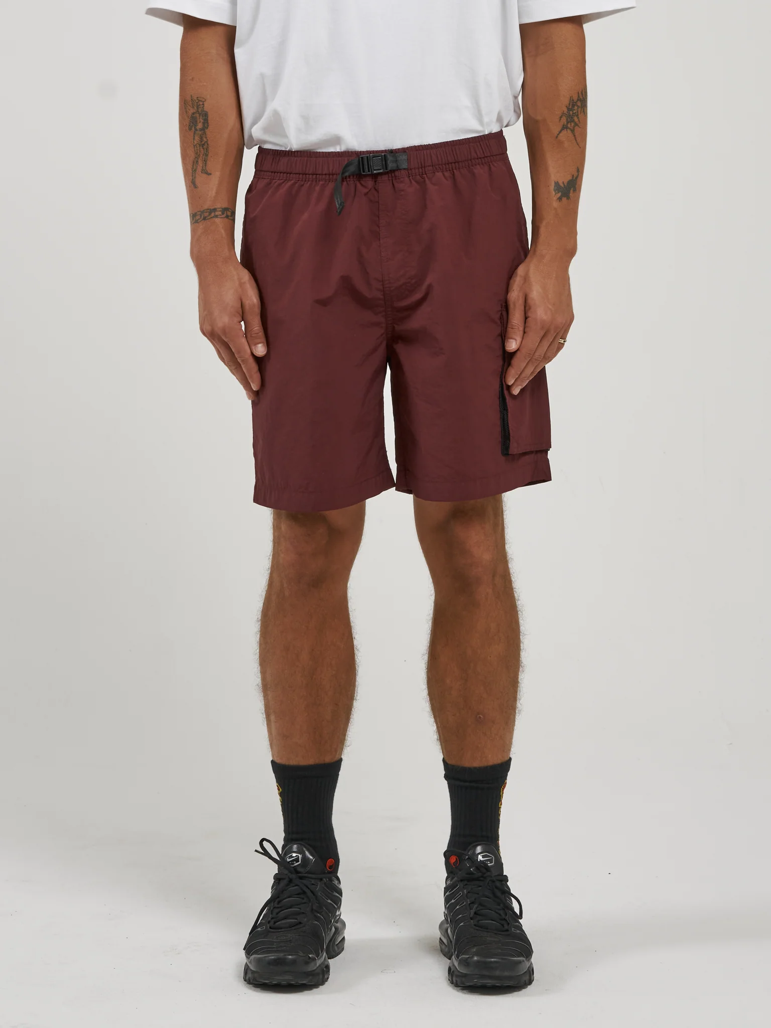 Insanity Nylon Short - Maroon