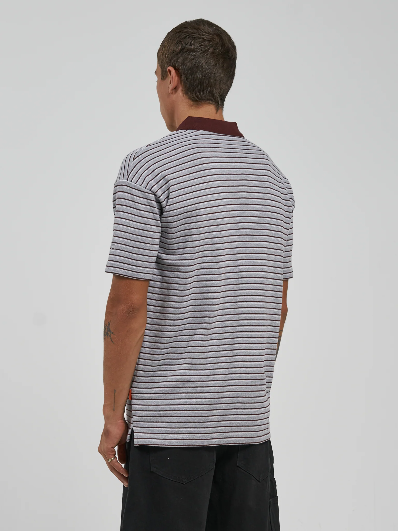 Insanity Polo - Grey Marle - Image 4
