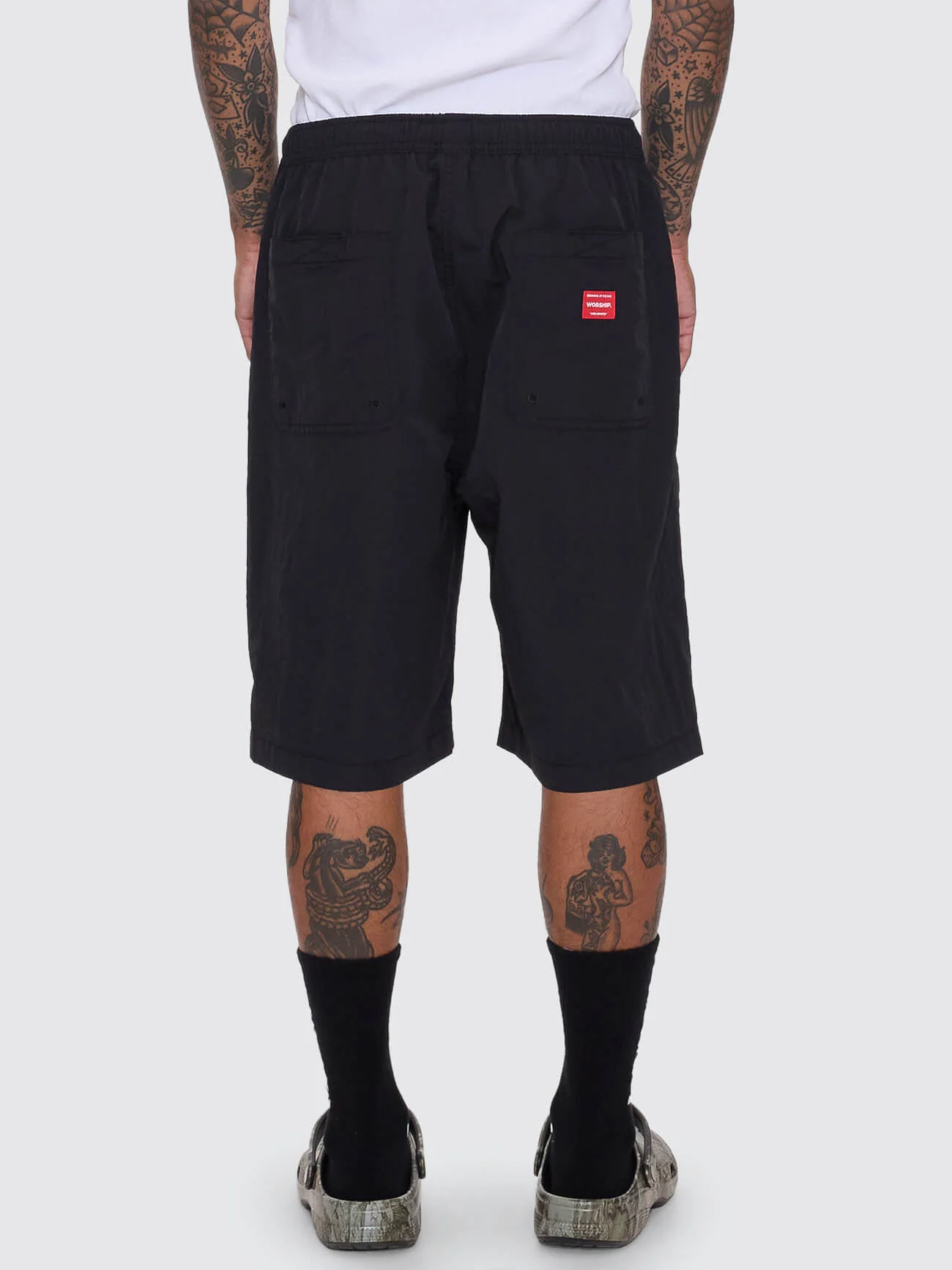 Jaws Nylon Volley Short - Black - Image 5