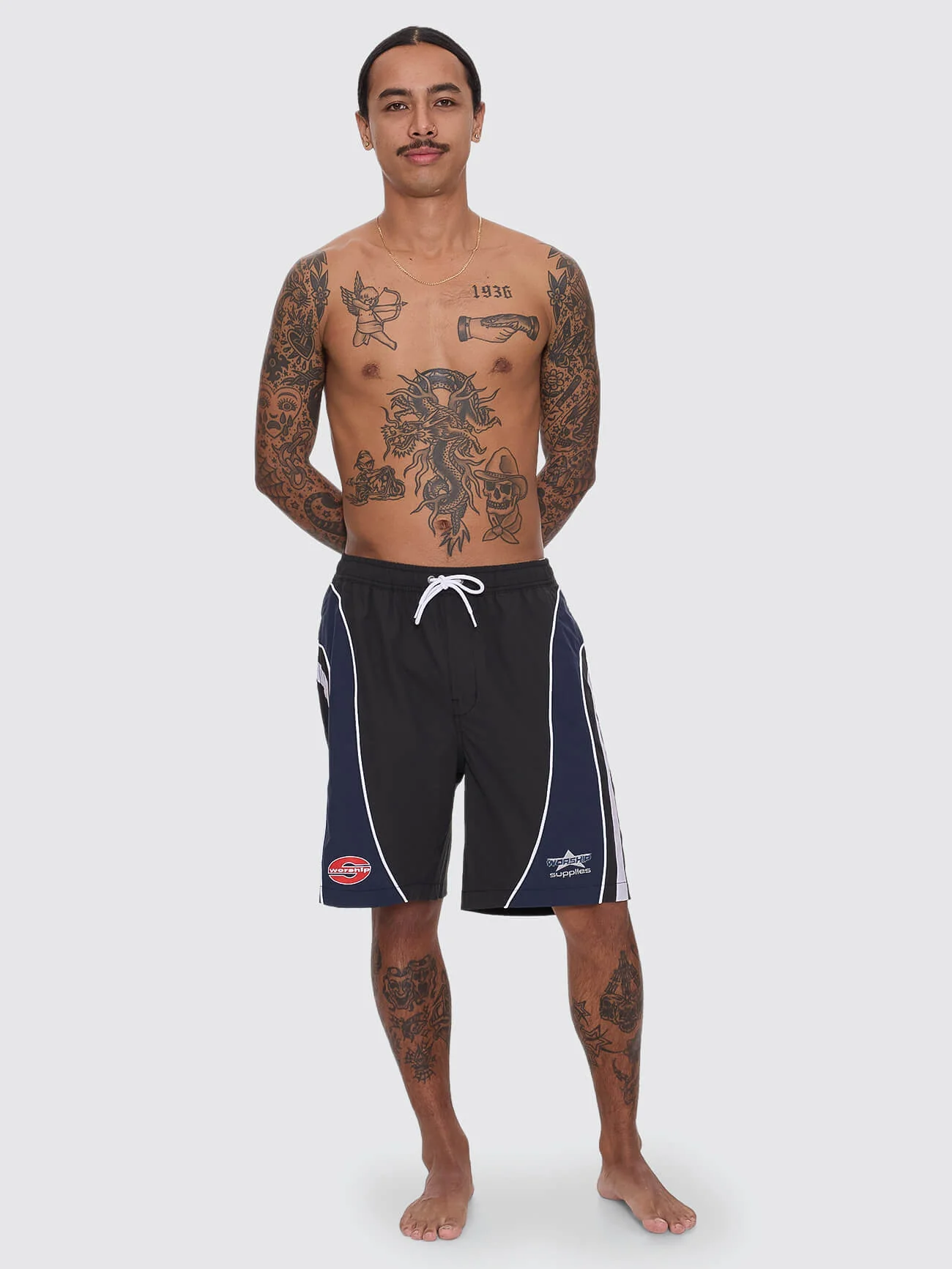 Laps Elastic Swim Short - Worn Black - Image 3