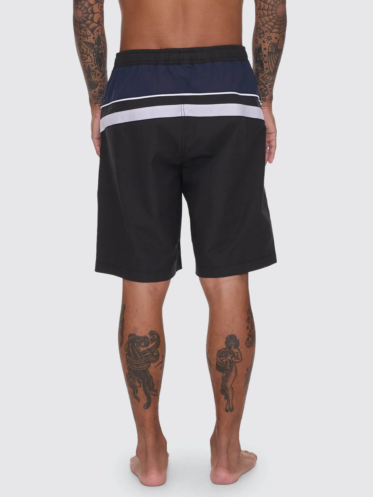 Laps Elastic Swim Short - Worn Black - Image 5