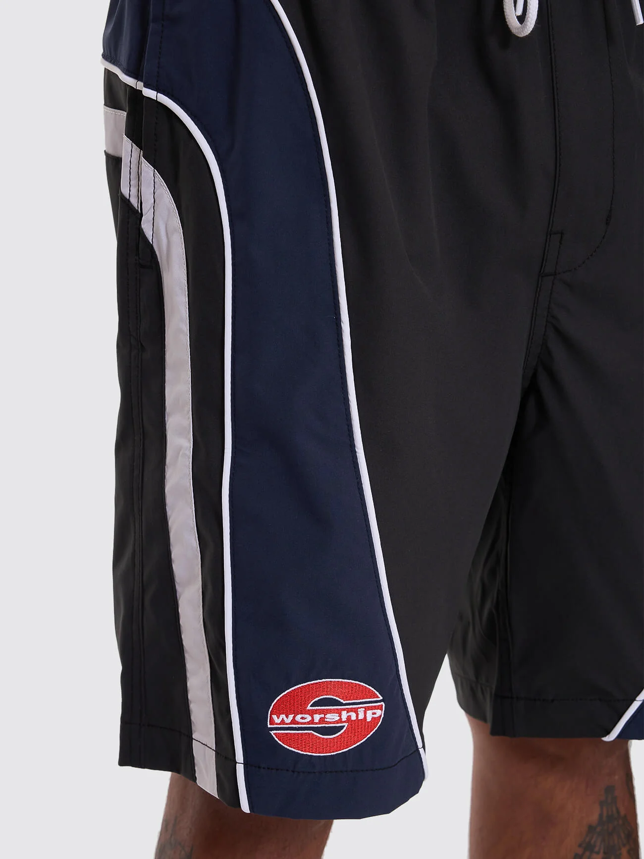 Laps Elastic Swim Short - Worn Black - Image 8