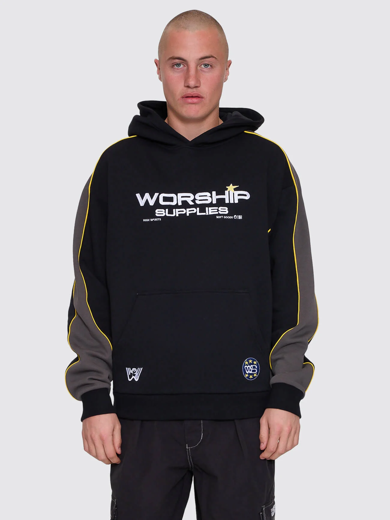 Laser Panel Pullover Hood - Black - Image 10
