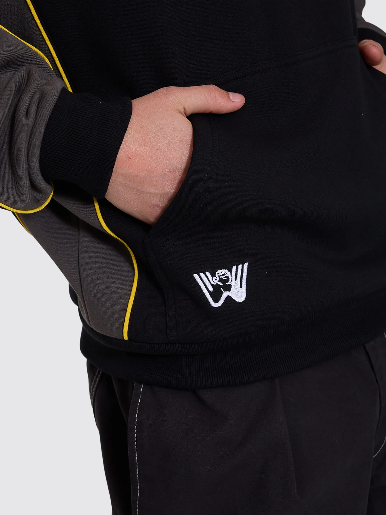 Laser Panel Pullover Hood - Black - Image 7