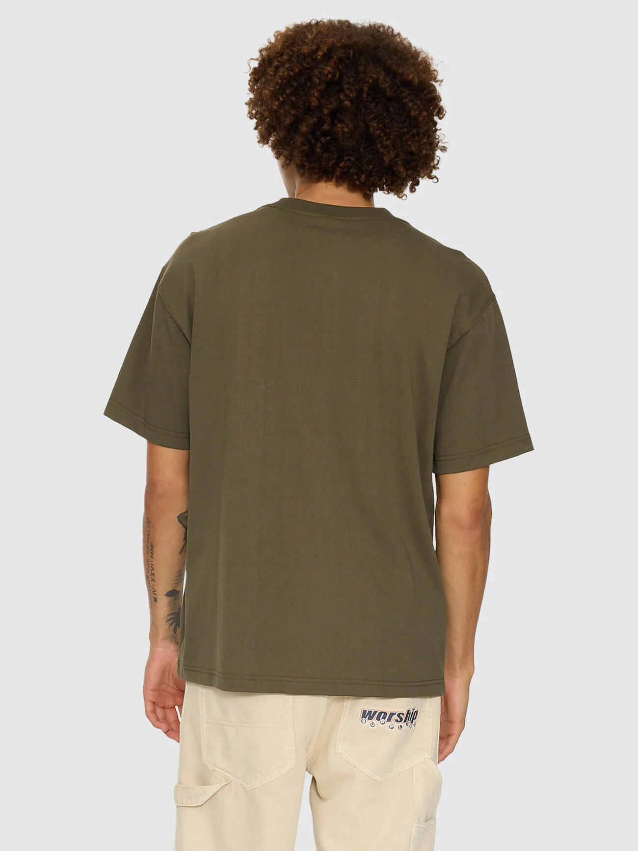 Line Stepper Tee - Grape Leaf - Image 5