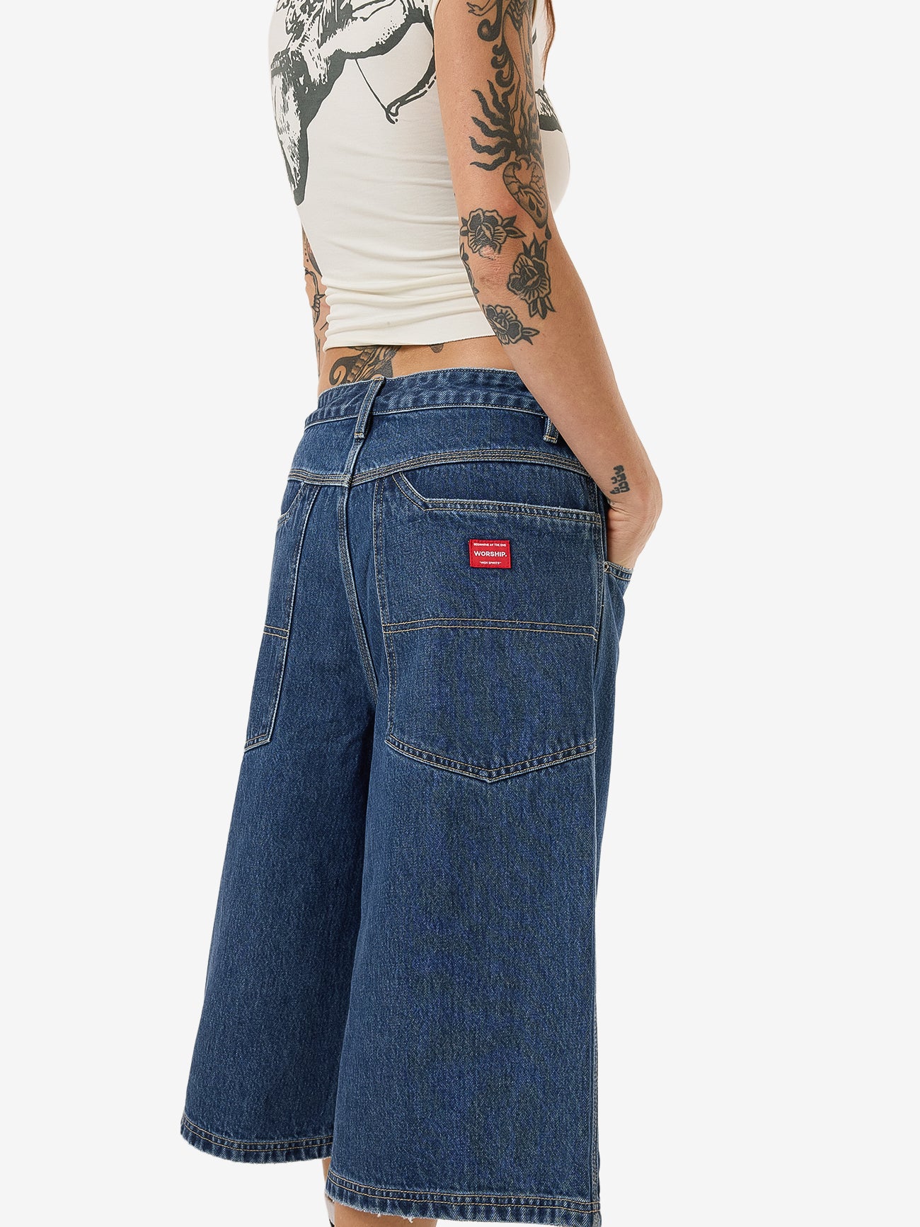 Longboy Short - Worn Blue Rinse - Image 7