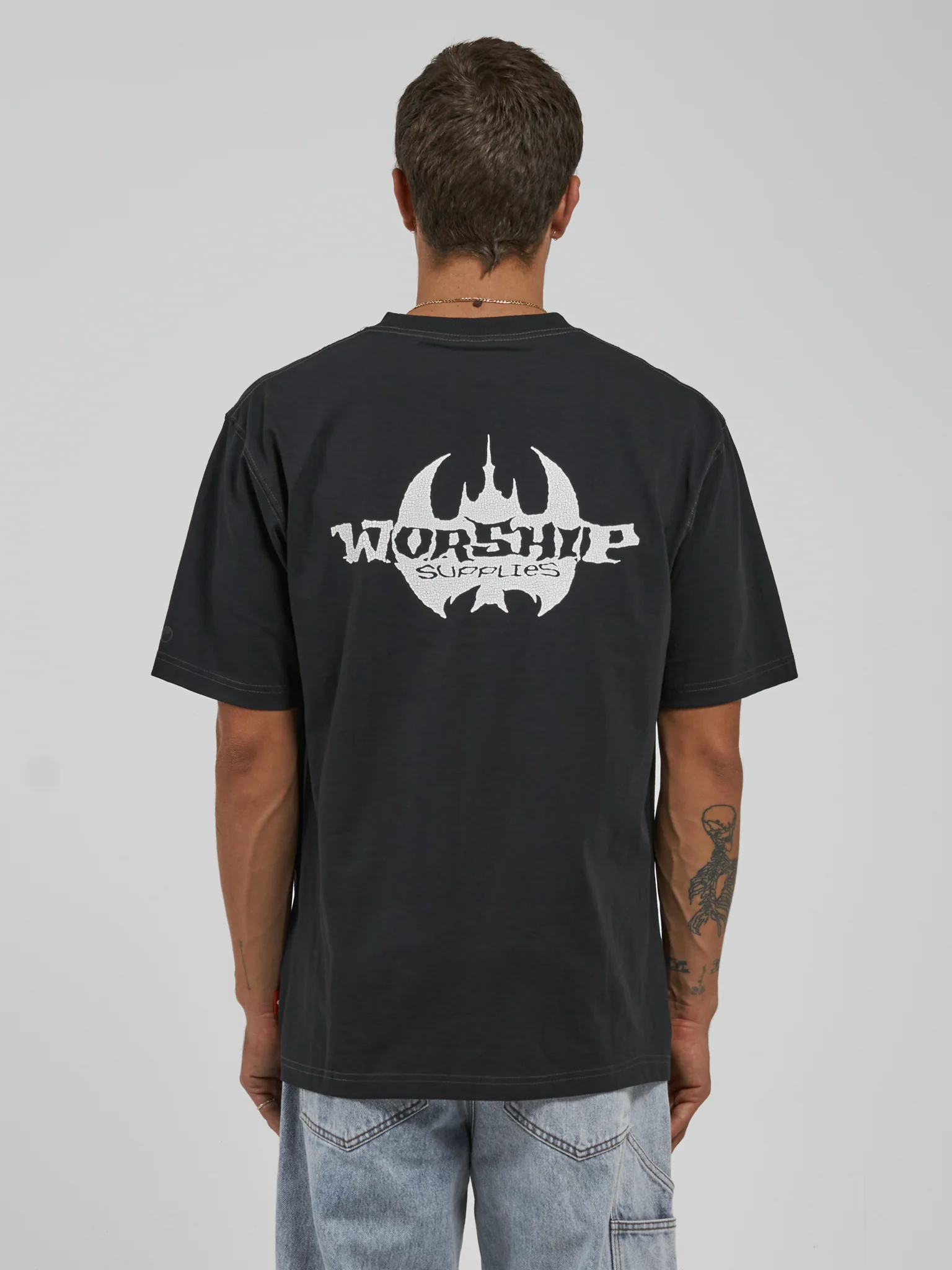 Lorzac Tee - Washed Black - Image 2