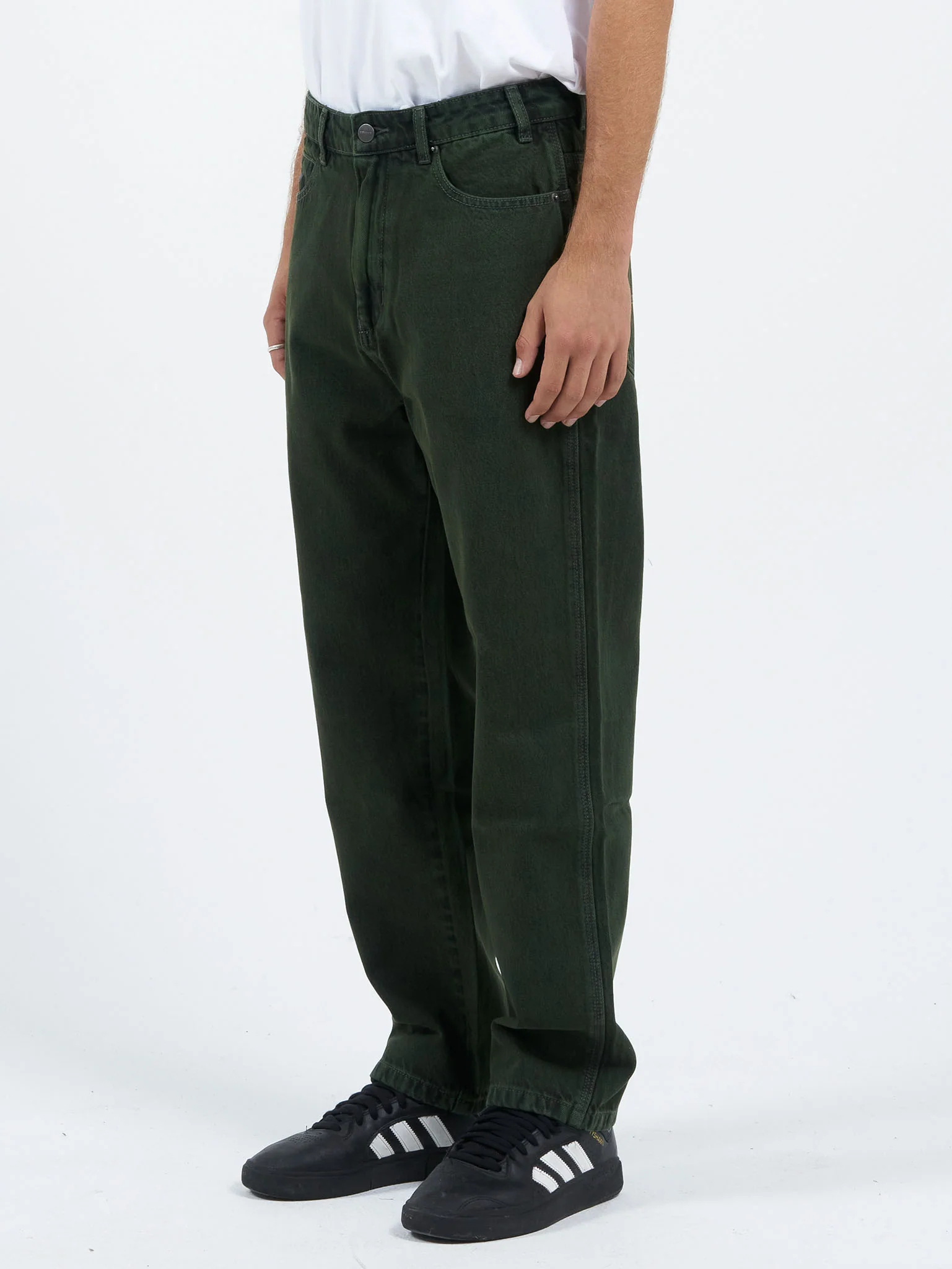 Lounger Jean - Dark Jungle Green-Black - Image 2