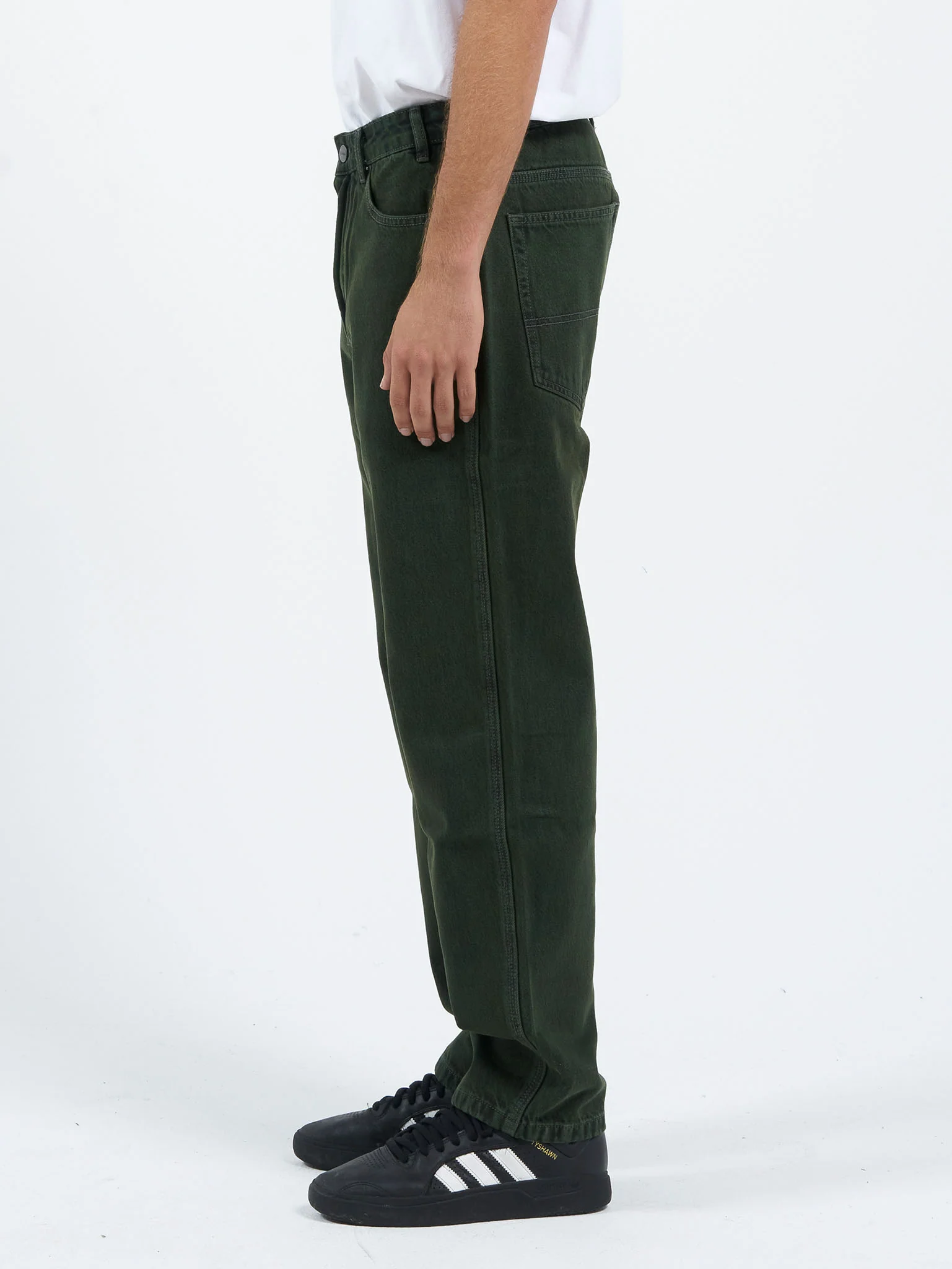 Lounger Jean - Dark Jungle Green-Black - Image 3