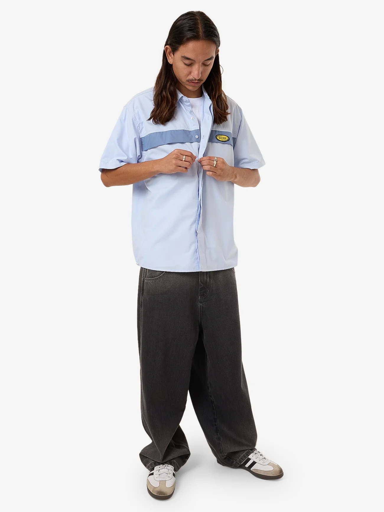 Mania Short Sleeve Shirt - Ice Melt - Image 5