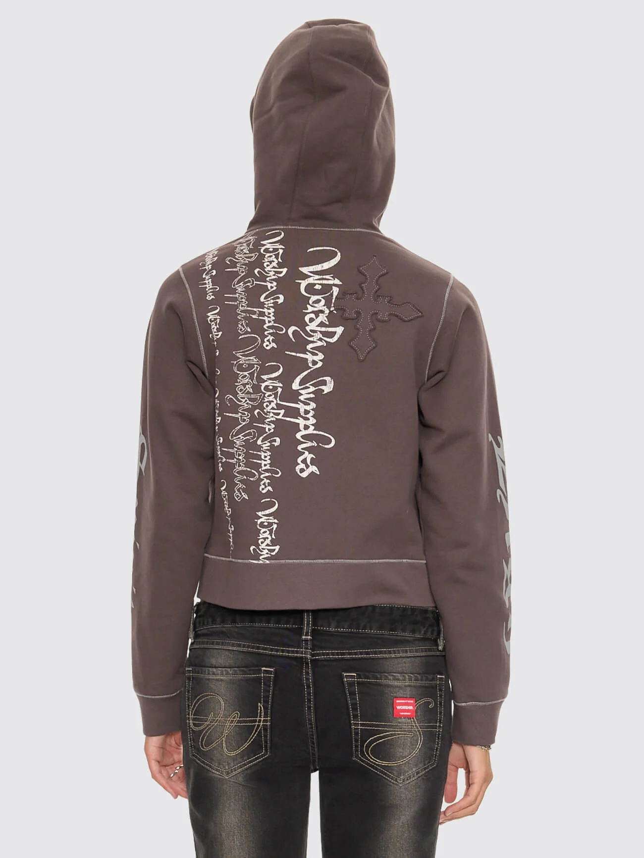 Manic Zip Fleece Jacket - Ember Black - Image 5