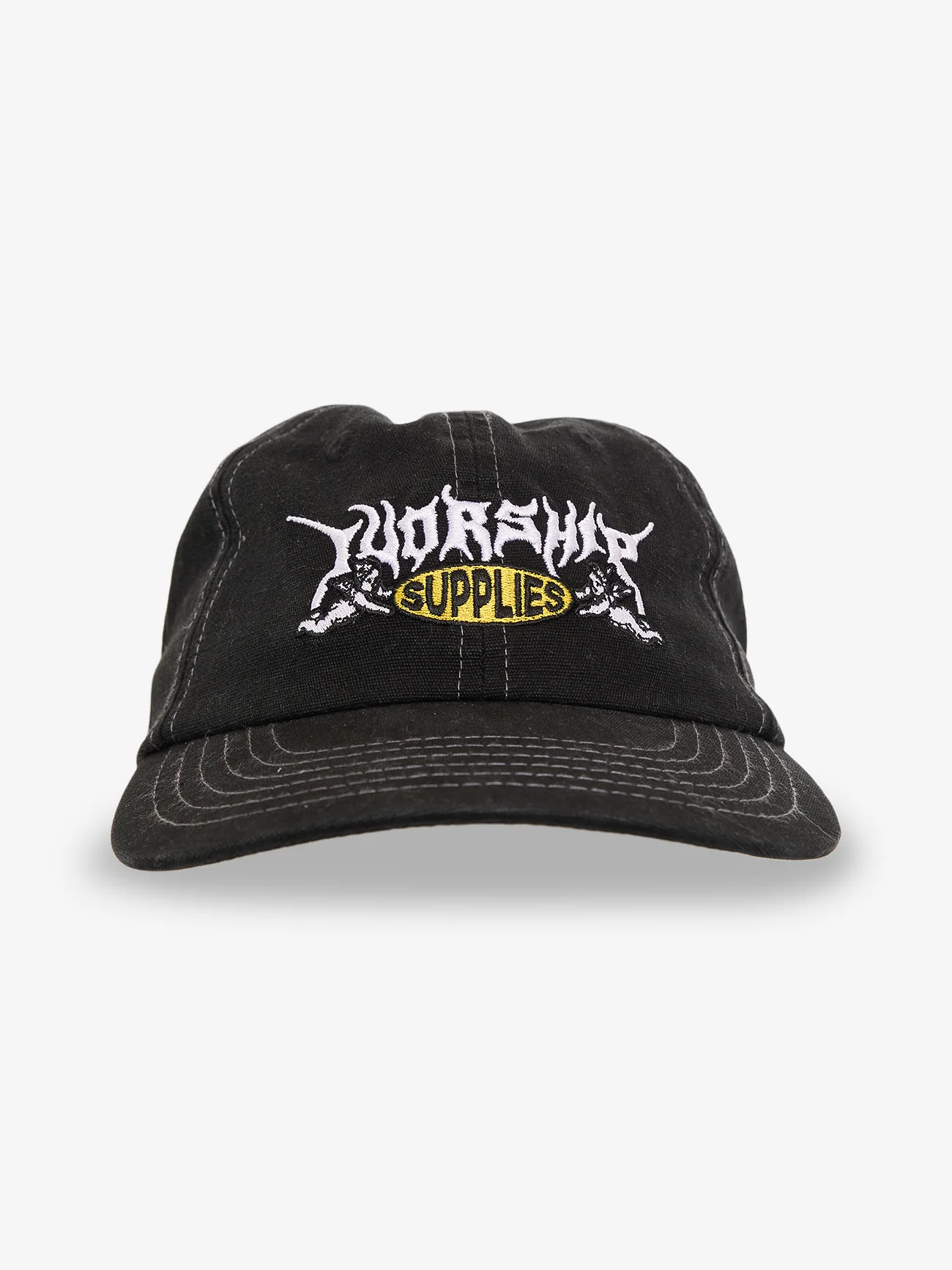 Messenger 6 Panel Hat - Black