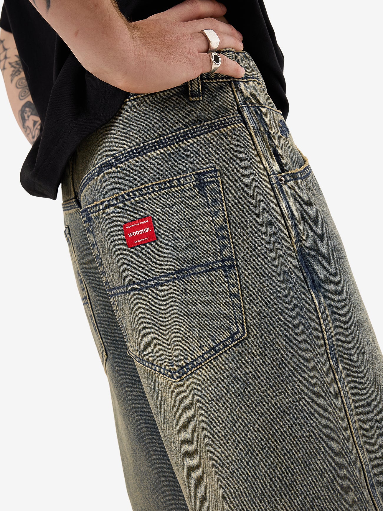 Messenger Dozer Jean Short - Corrosive - Image 7