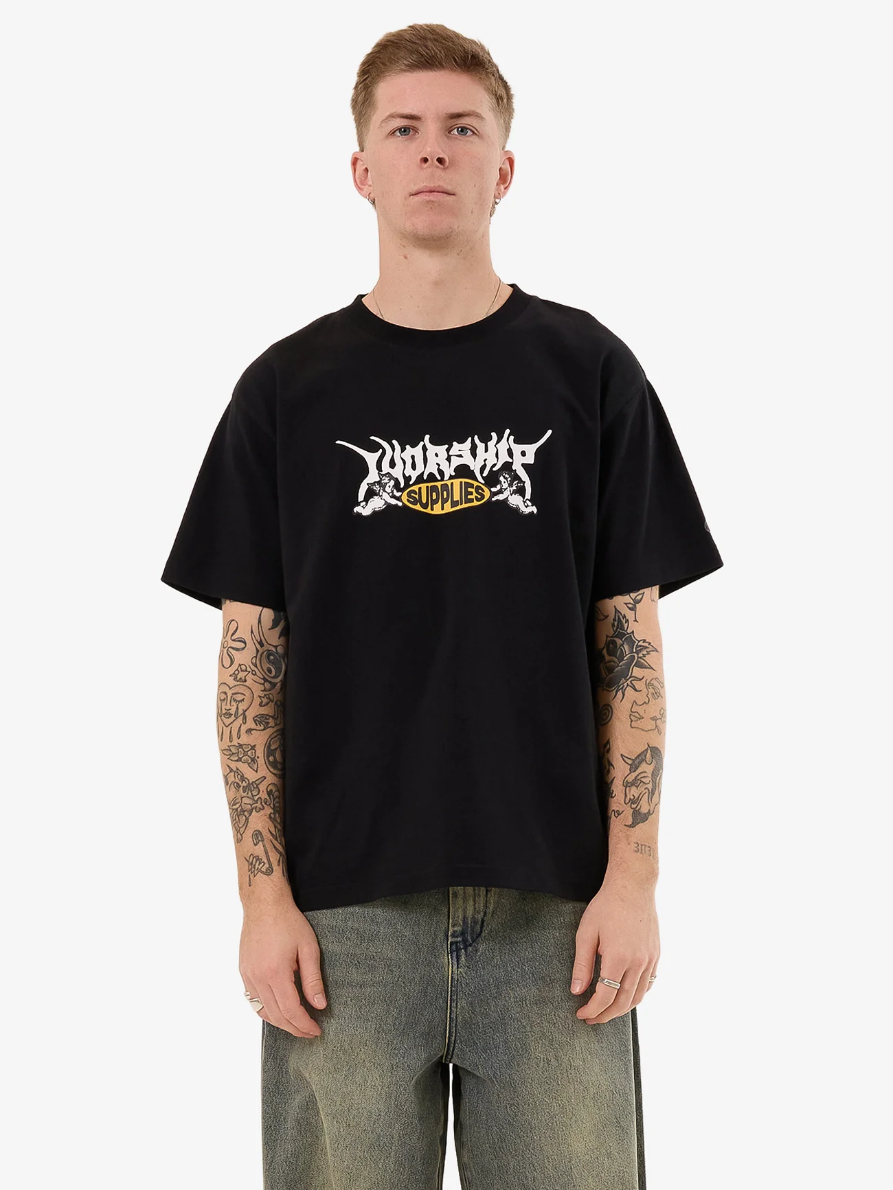 Messenger Tee - Black