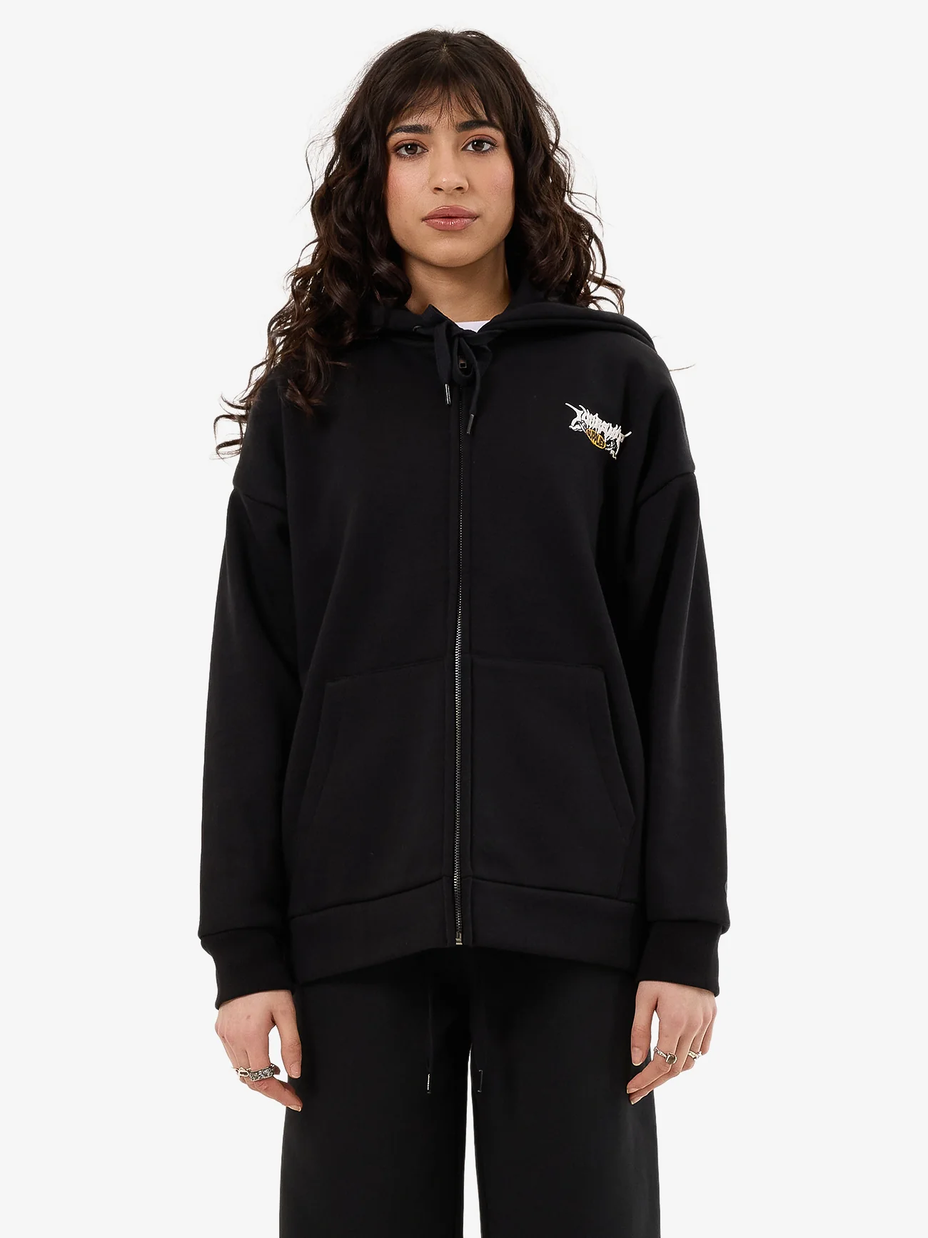 Messenger Zip Front Hood - Black