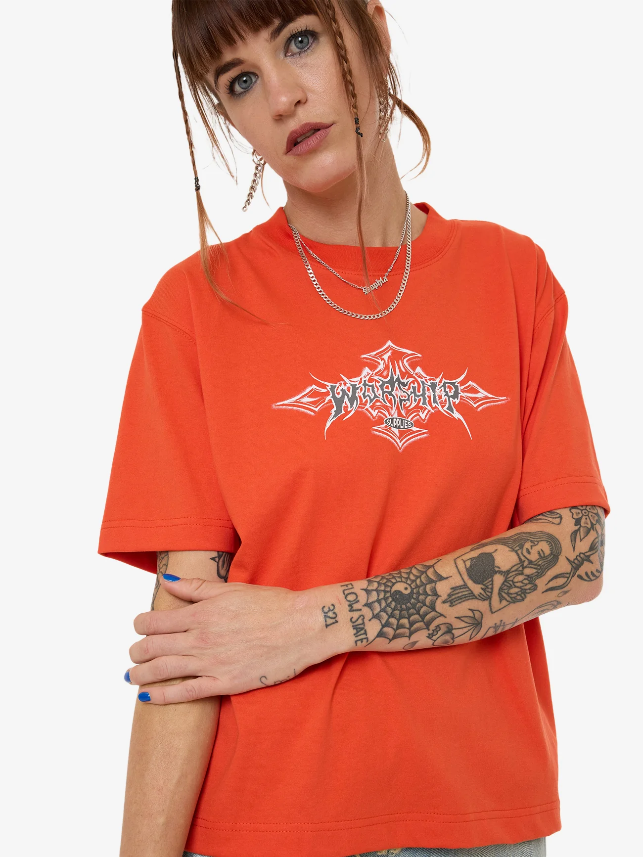 Metalx Regular Fit Tee - Cherry Tomato - Image 7