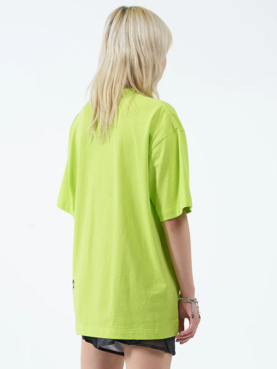 Monument Oversized Tee - Acid Lime - Image 3