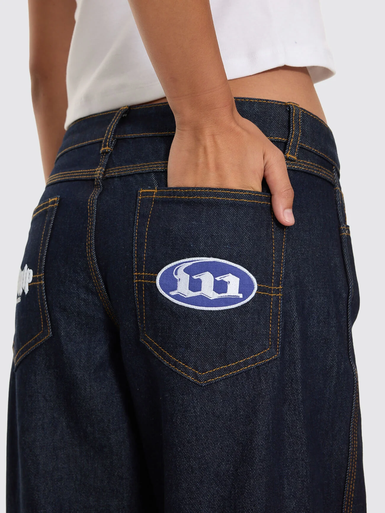Morality Baggy Low Rider Jean - Raw Indy - Image 10