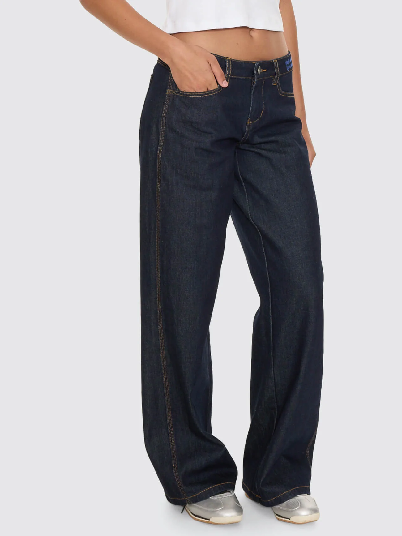 Morality Baggy Low Rider Jean - Raw Indy - Image 6