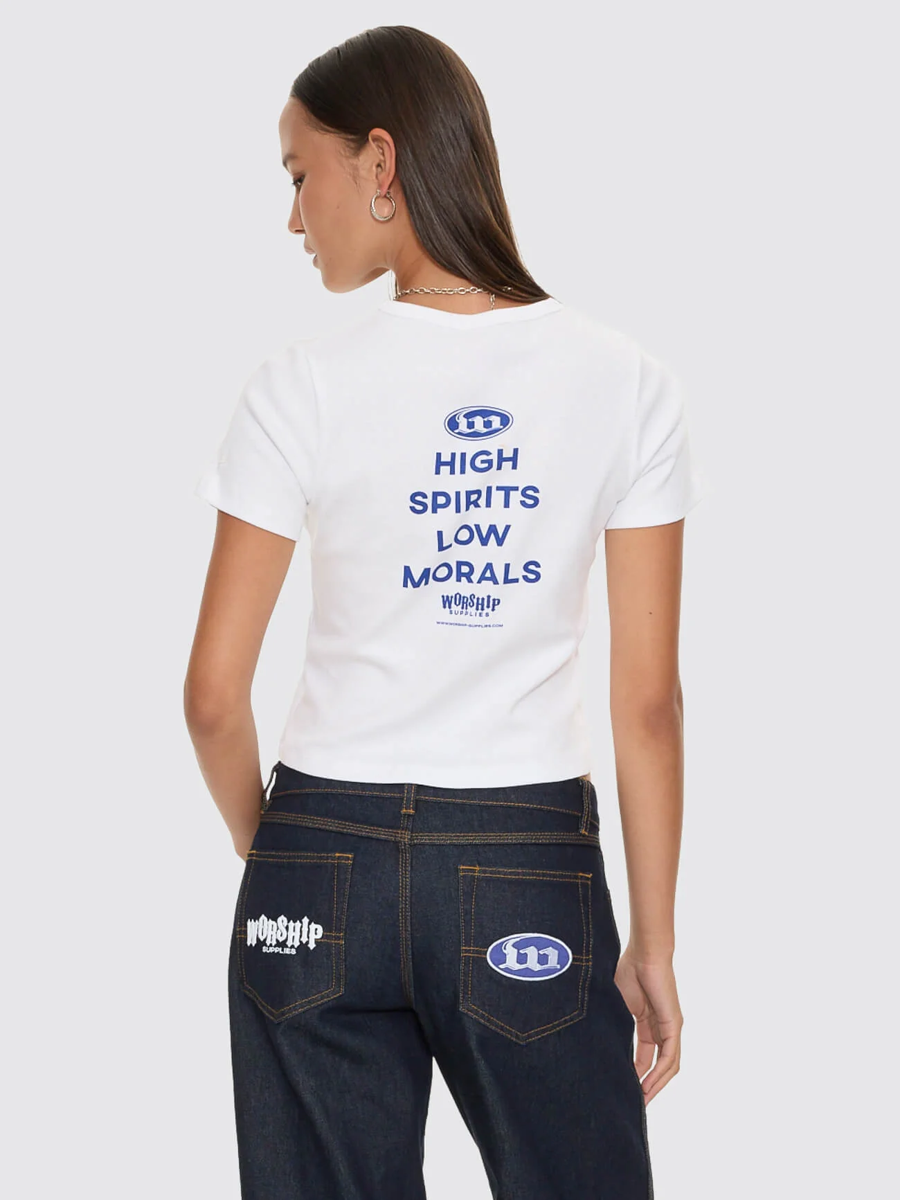 Morality Day Fit Tee - White - Image 6