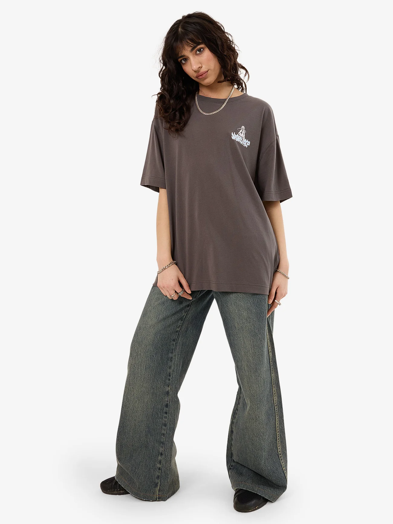 Mortality Relaxed Fit Tee - Worn Black - Image 5