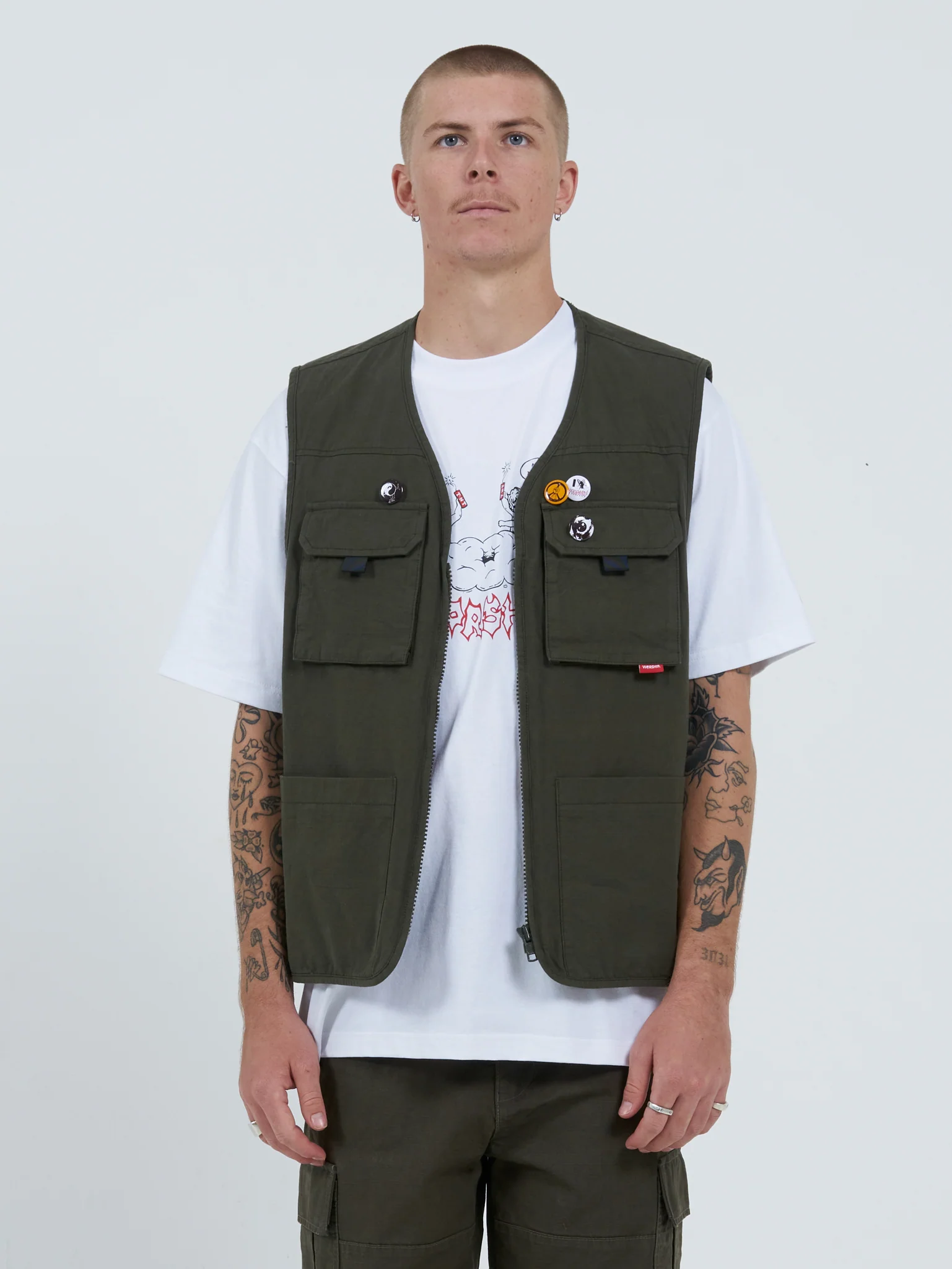 Mysteries Vest - Grape Leaf