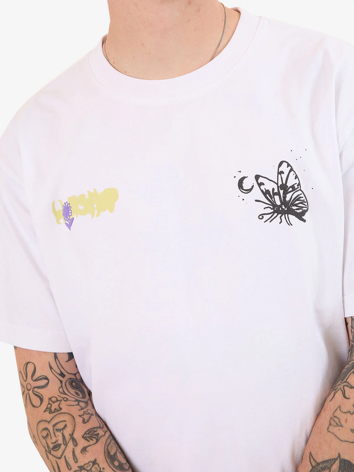 Never Assume Tee - White - Image 5