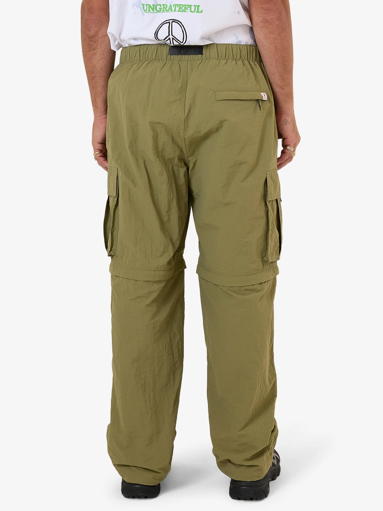 No Doubt Zip Off Cargo Pant - Kelp - Image 4