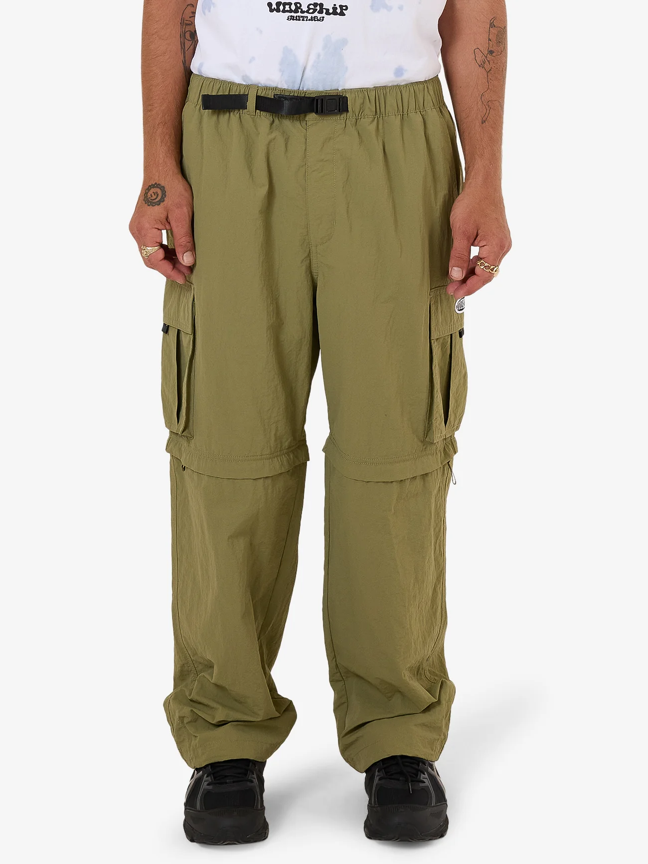 No Doubt Zip Off Cargo Pant - Kelp - Image 6